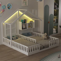 90×200cm Children's Bed, Wooden Double Bed