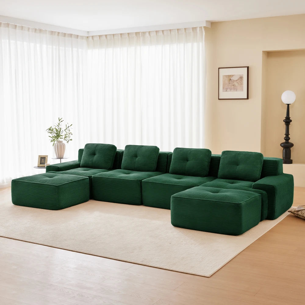 Boneless modulsofa til 4 personer, U-form