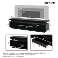 175×38×45cm High Gloss TV Stand Lowboard for Living Room