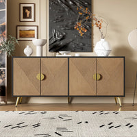 160cm Modern Sideboard, 4 Doors