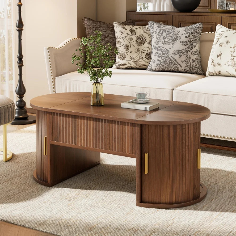 Modern Height Adjustable Coffee Table, for Living Room