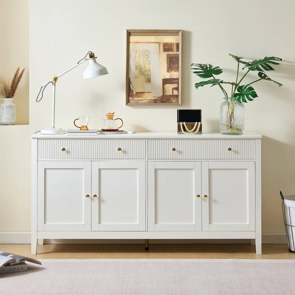 Modern Sideboard with Curved Doors