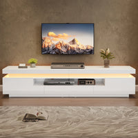 TV-bænk i højglans 175x38x45 cm