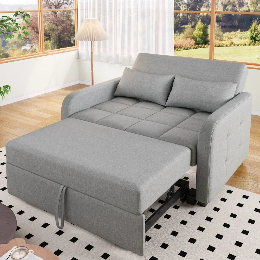 Multifunctional Folding Sofa Bed, Adjustable Back Sofa
