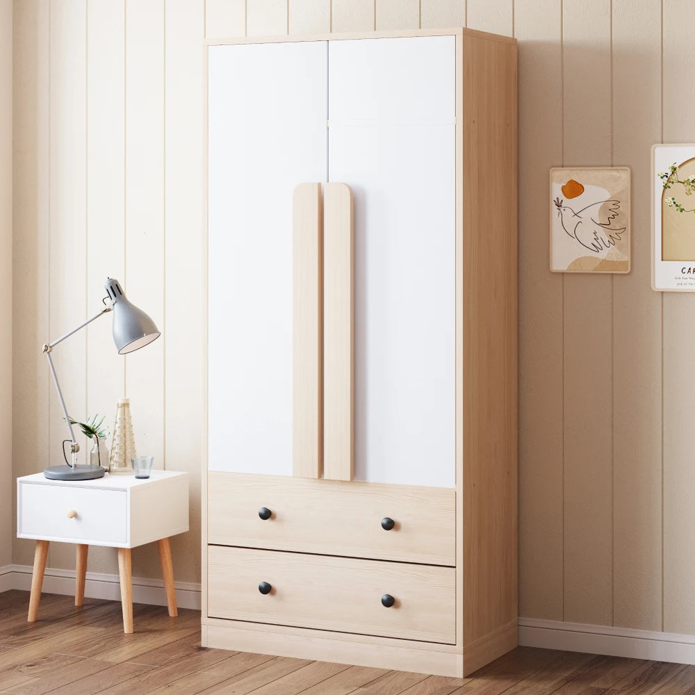 70*40*170cm Modern Wardrobe, with Drawers and Storage Compartments