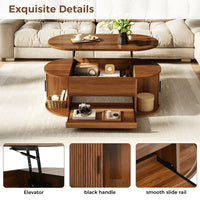 Lift Top Coffee Table with Hidden Storage Space