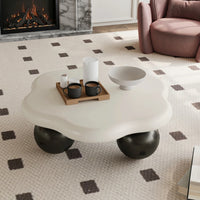 80cm Contrast Color Cloud Shaped Coffee Table
