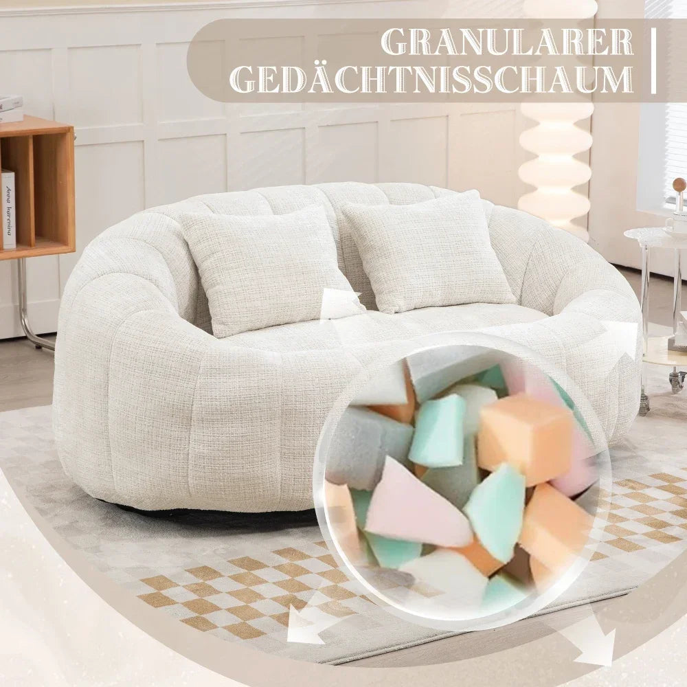 Bean Bag Sofa Lazy Sofa Durable Comfort Lounger High Back Bean Bag Chair Couch