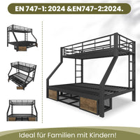 90 X 200cm, 140 X 200cm, Bedroom Bunk Bed