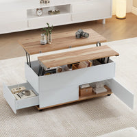100*98*65cm Coffee Table Height Adjustable