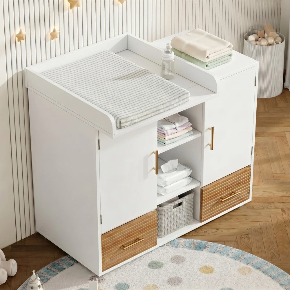 Multifunctional Foldable Storage Cabinet for Baby