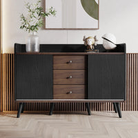 Sideboard with Three Drawers, Sideboard for Bedroom and Living Room