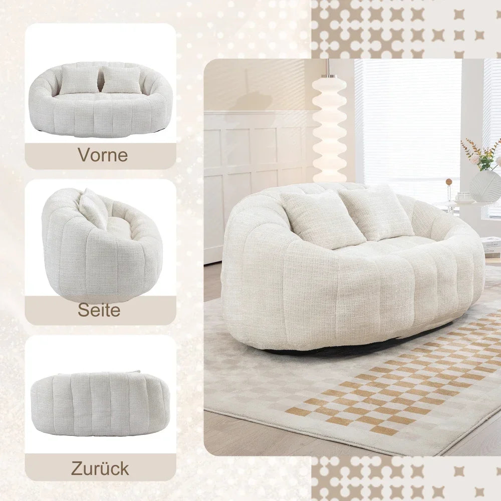 Bean Bag Sofa Lazy Sofa Durable Comfort Lounger High Back Bean Bag Chair Couch