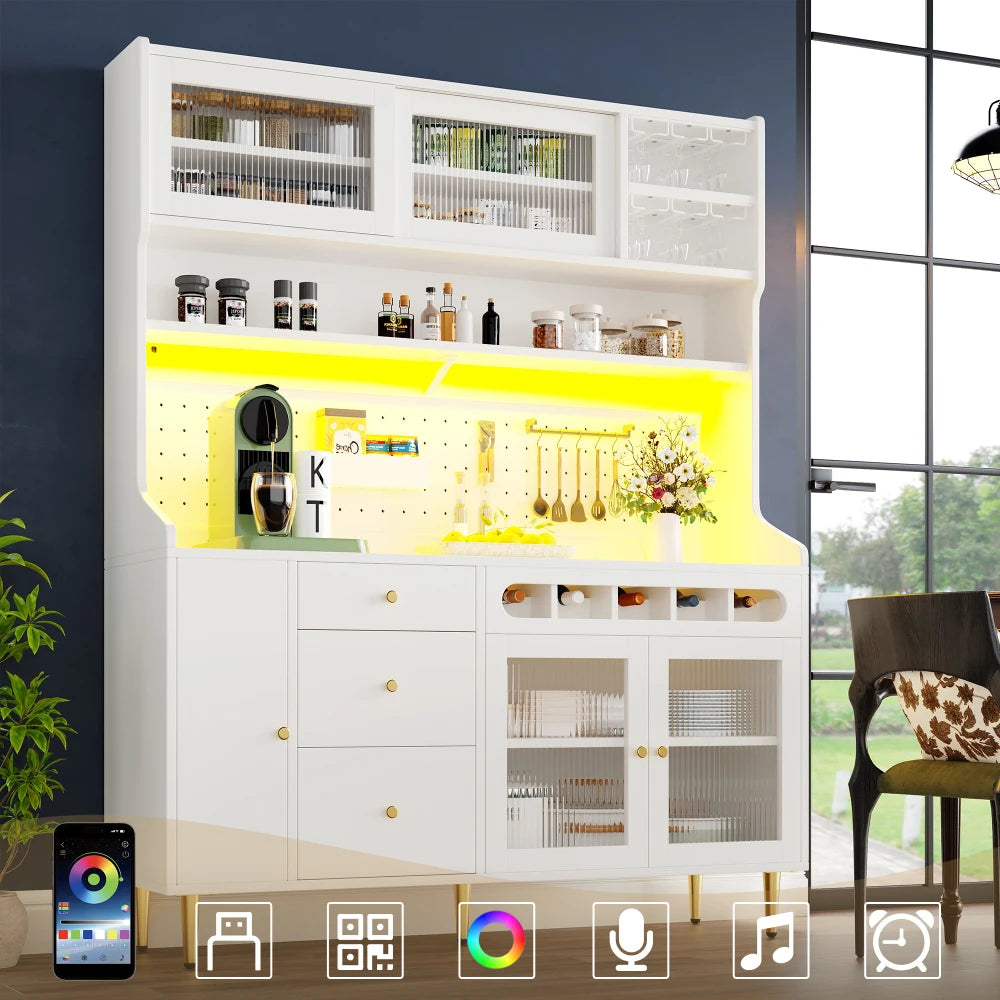 145×39×171cm Modern Kitchen Cabinet