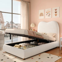 90 X 200cm Modern Upholstered Bed, Baby Cot, Hydraulic Functional Bed
