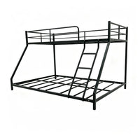 90*200cm & 140*200cm Metal Bunk Bed, 2-in-1 Bunk Bed Design