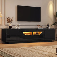TV-bænk i højglans 180x40x45 cm