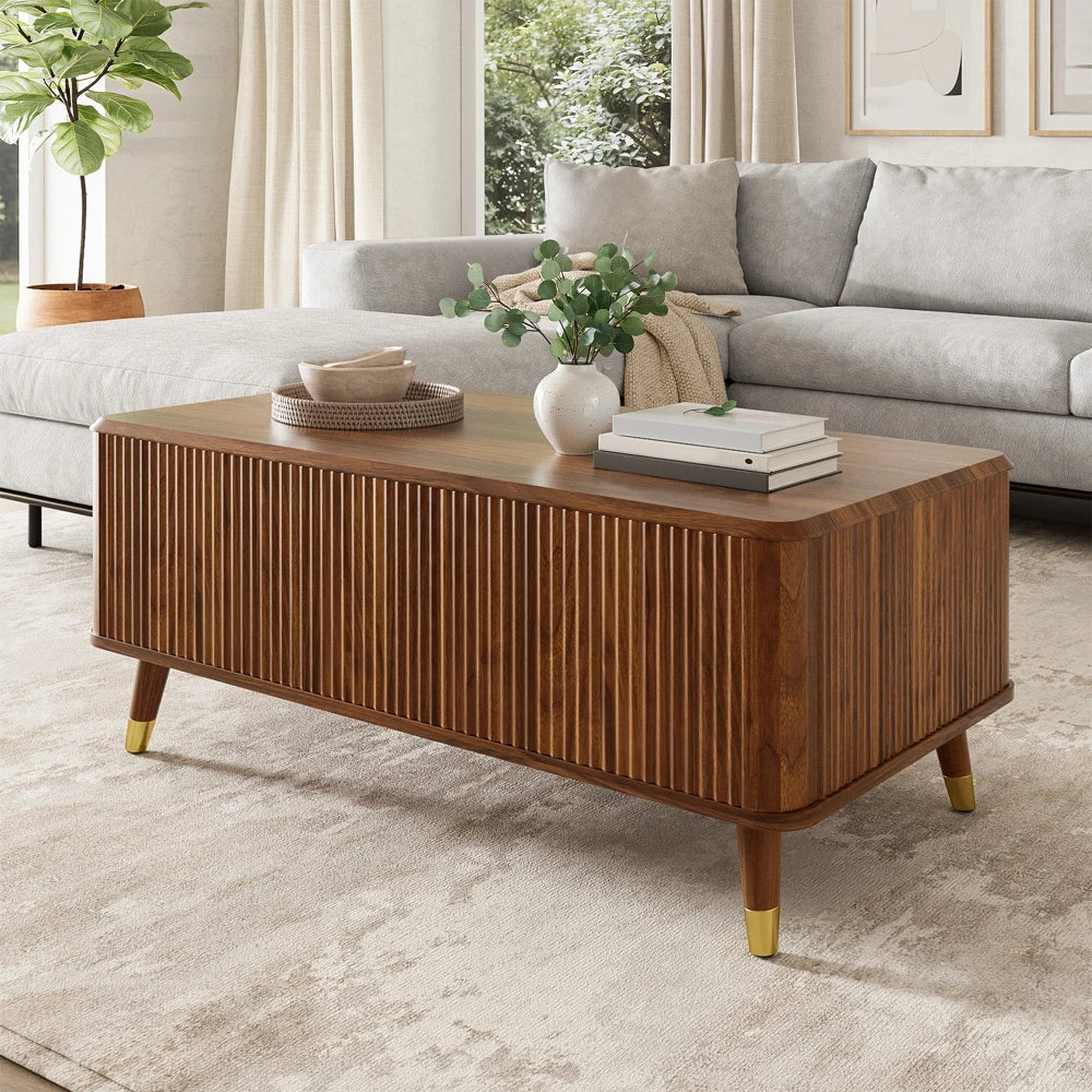 Modern Retro Multifunctional Living Room Table